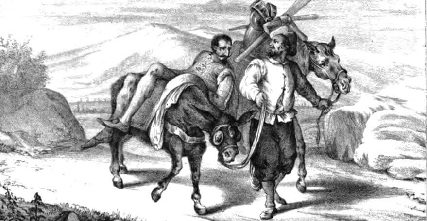 Don Quijote de la Mancha y Sancho Panza
