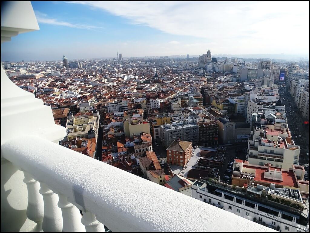 Madrid desde el cielo hotel riu